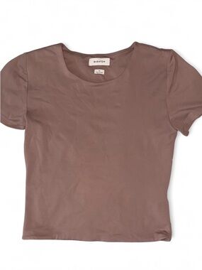 Babaton Mauve Short Sleeve Crewneck Tee